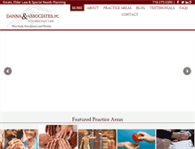 Tablet Screenshot of dannalaw.com